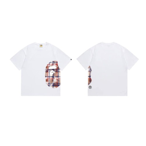Classic red and blue checkered  print T-shirt 2 colors 29053530