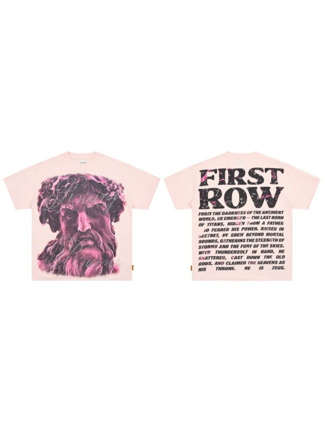 Zeus Myth Rhinestone Print Washed Tee 29054088