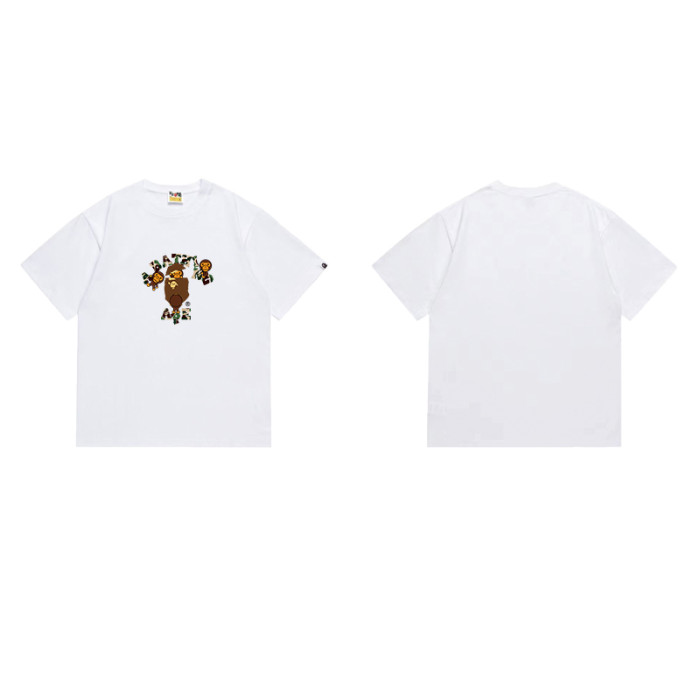 Ape Head Baby Milo Family  A BATHING APE  Print T-shirt 6 colors 29053697