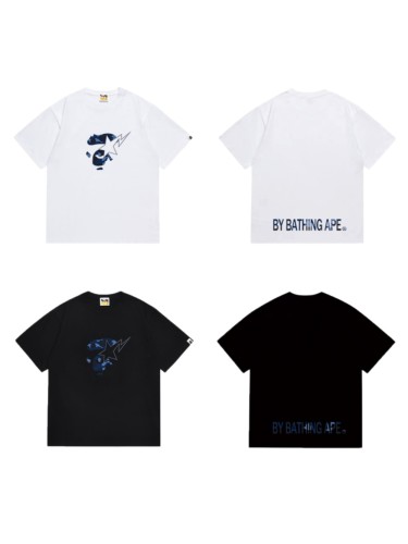 Ape Head Blue Camo Lightning Graphic T-shirt 2 colors 29053736