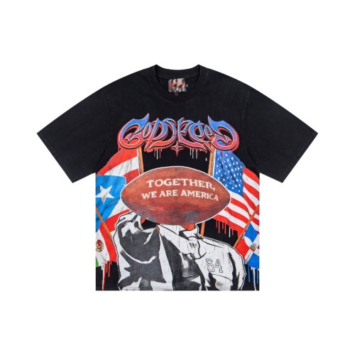 TOGETHER WE ARE AMERICA  vintage black short-sleeved T-shirt 29053414
