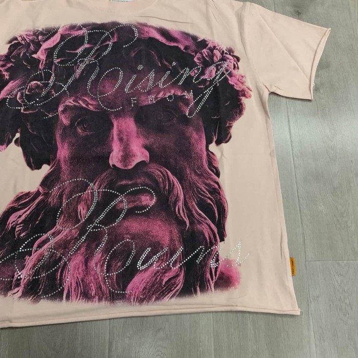 Zeus Myth Rhinestone Print Washed Tee 29054088