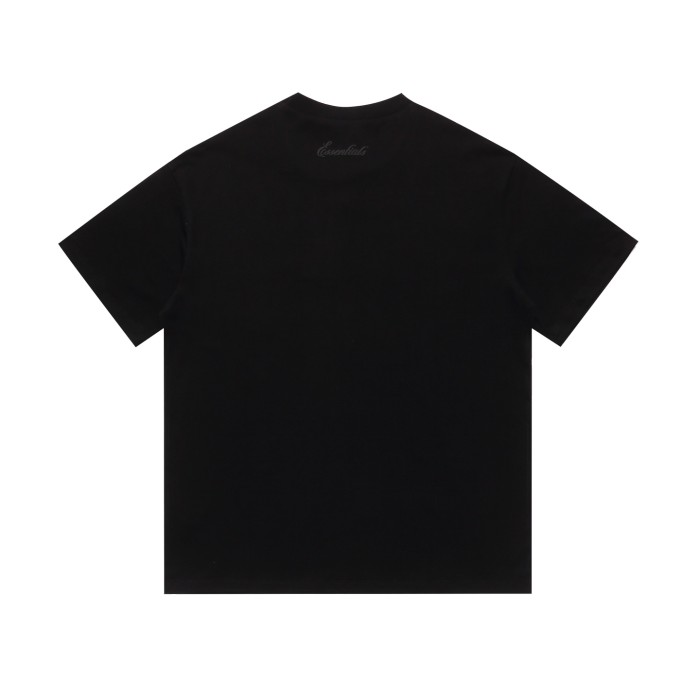 small back embroidered logo, heavyweight pure cotton basic couple's T-shirt 3 colors 29053783