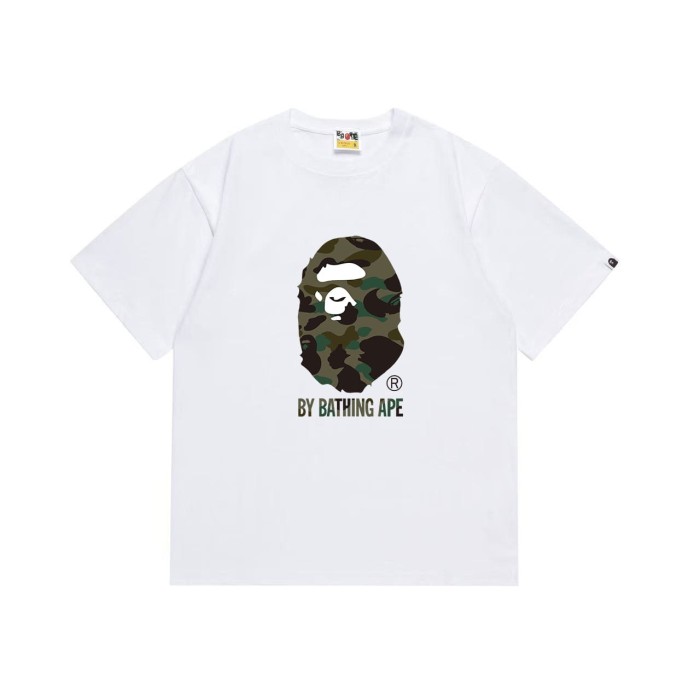 Classic camouflage BAPE head short sleeves Print  T-shirt 2 colors 29053621