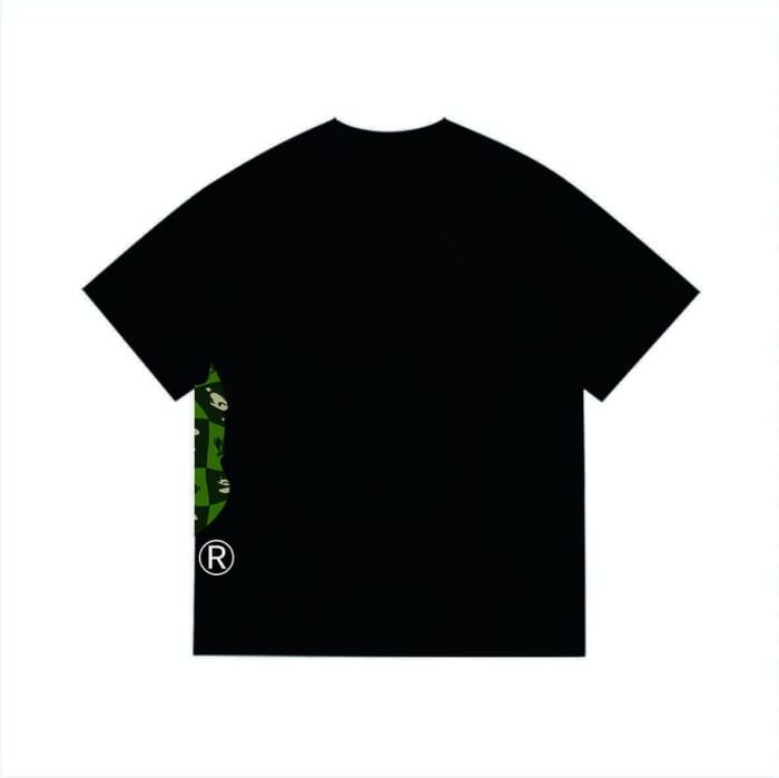 Simple green pl head T minimalist side design  print T-shirt 2 colors 29053548