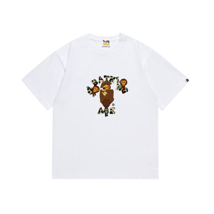 Ape Head Baby Milo Family  A BATHING APE  Print T-shirt 6 colors 29053697