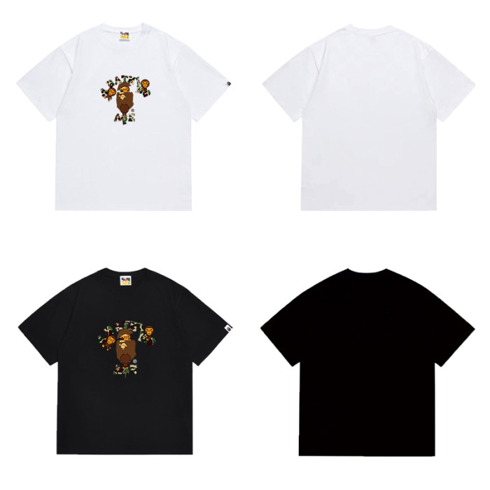 Ape Head Baby Milo Family  A BATHING APE  Print T-shirt 6 colors 29053697