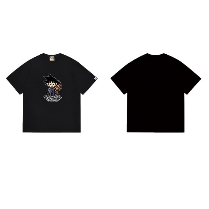 Dragon Ball Wukong holding monkey print T-shirt 2 colors 29054013