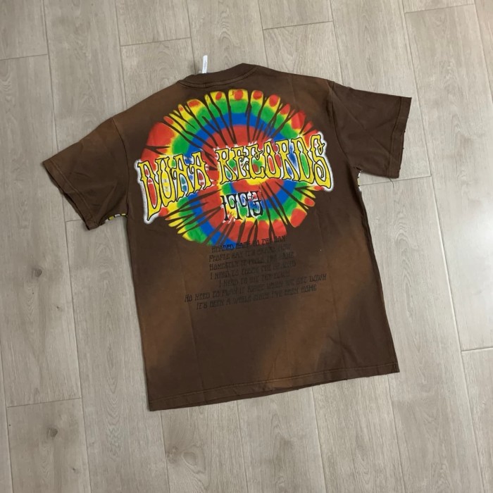 Rainbow Halo Tie-Dye Print Washed Tee 29053836