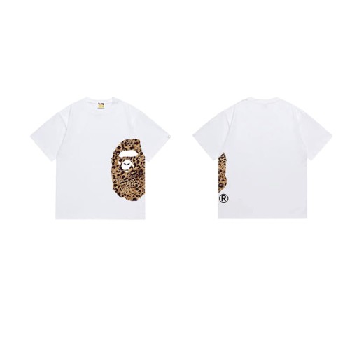 Leopard print ape head short sleeved  print T-shirt 2 colors 29053575
