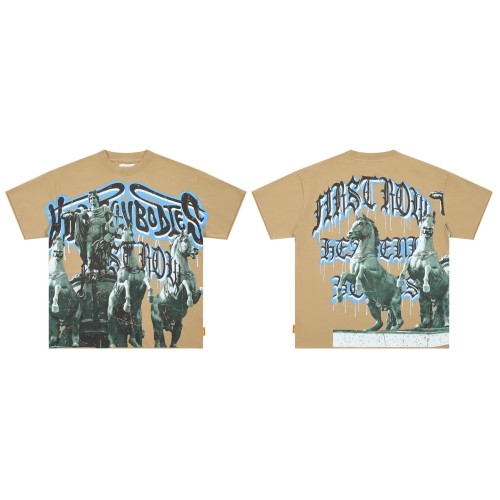 Ancient Greek Chariot Print Washed Tee 29054084