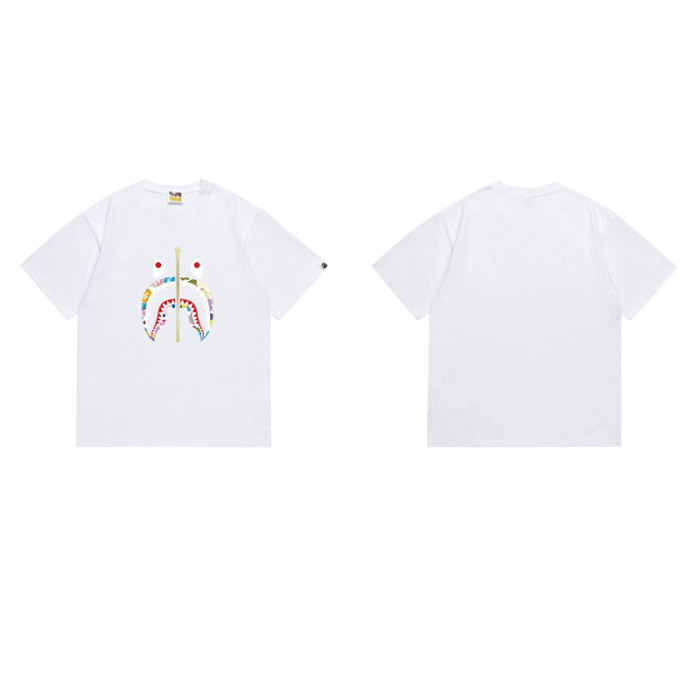 Multi-Color ABC Camo Shark Head Print T-shirt 2 colors 29053477
