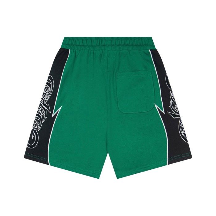 Side lightning and thorns print drawstring casual sports shorts 6 colors 29053404