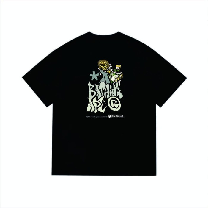 Street graffiti-style ape head print  T-shirt 2 colors 29053738
