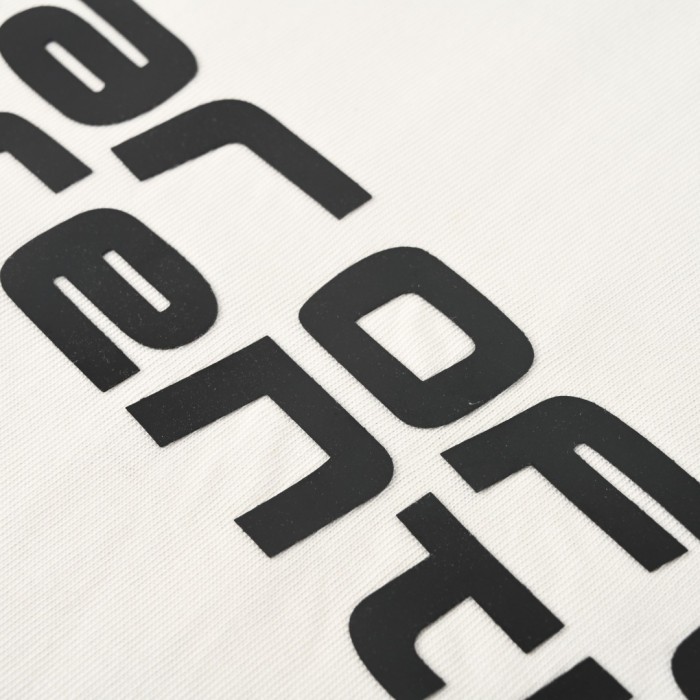 1:1 quality version Double-line bold lettering T-shirt 29053688