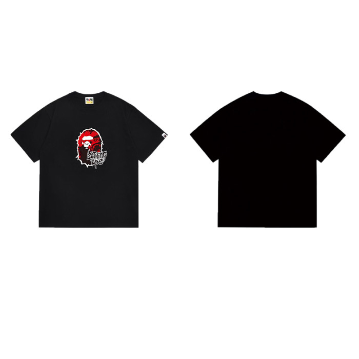Ape Head Red Vintage Print Gothic  bathing ape  Font T-shirt 2 colors 29053489