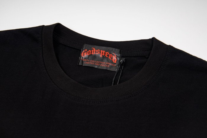 Skeleton Rock Band Electric Guitar Distressed Black Short-Sleeve T-Shirt 29053413