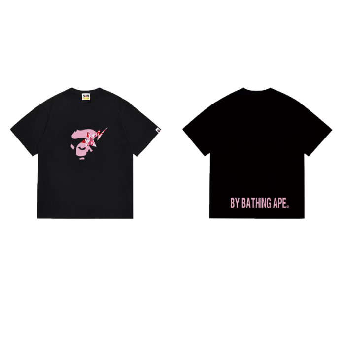 Ape Head Profile Pink Camo Lightning Print T-shirt 6 colors 29053724