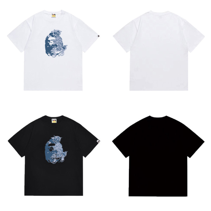 Ape Head Japanese Komainu Lion Dog Print T-Shirt 4 colors 29053887