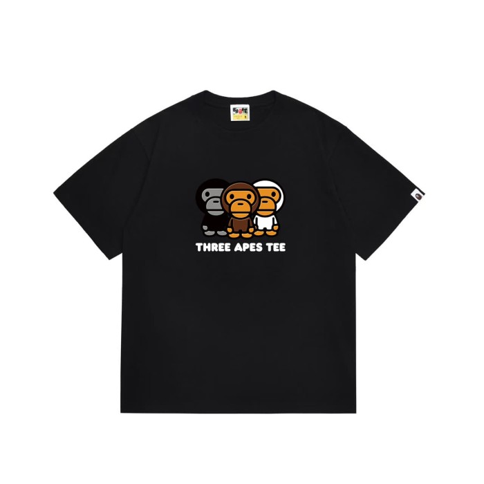 Three little monkeys print print T-shirt 2 colors 29055762