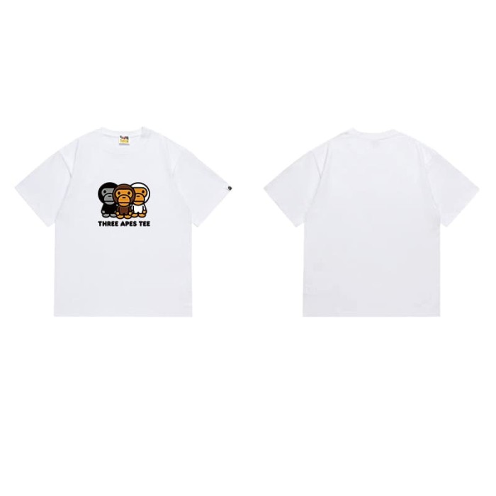 Three little monkeys print print T-shirt 2 colors 29055762