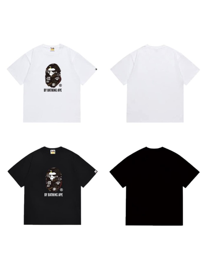 Multiple letter ape print T-shirt 2 colors 29055780