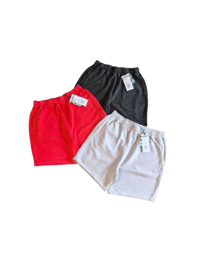 1:1 quality version Embroidery Logo Vintage Distressed Heavy Washed Shorts 3 colors 29060641