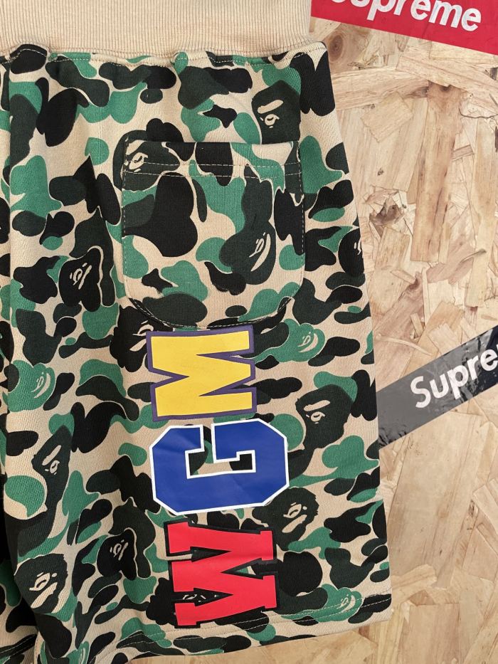 1:1 quality version Classic Green Shark Camo 3D Print Heavyweight Casual Shorts 29060656