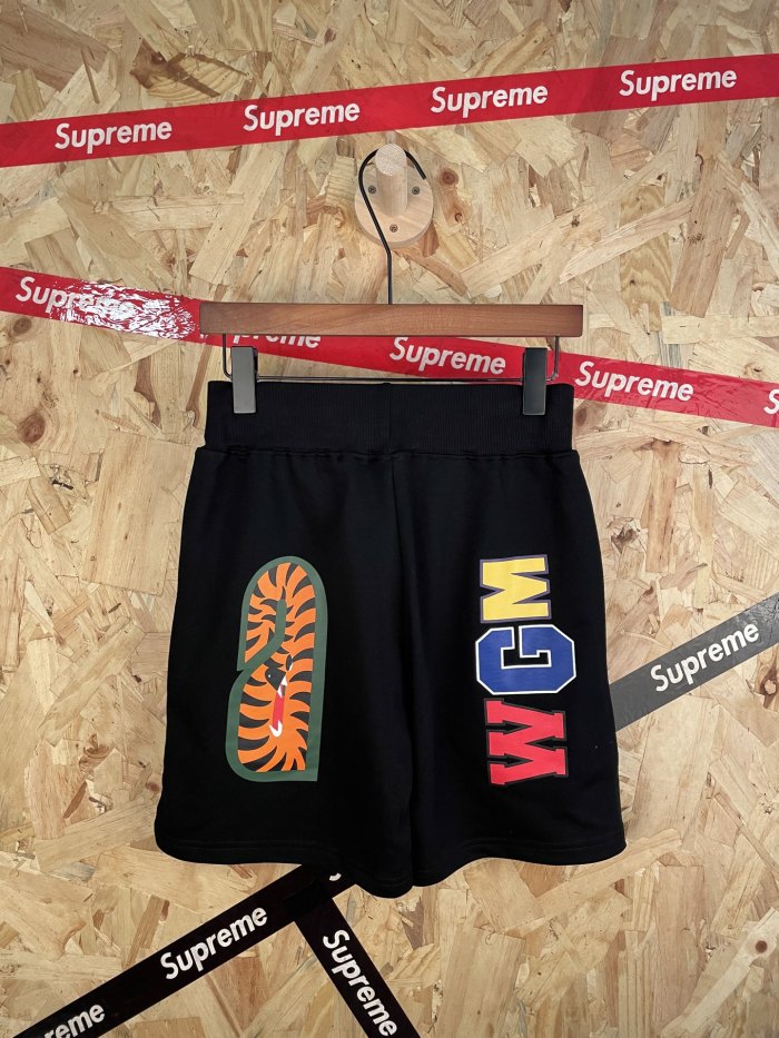 1:1 quality version Solid Black Shark 3D Print Heavyweight Casual Shorts 29060660