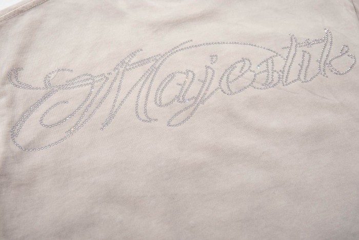 Jesus And Virgin Mary Religious Rhinestone Print Washed Tee 2 colors 29060788