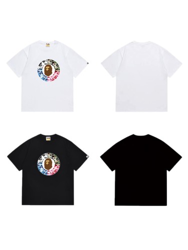 Ape Head Multi-Color Camo Circle Print T-shirt 2 colors 29060596