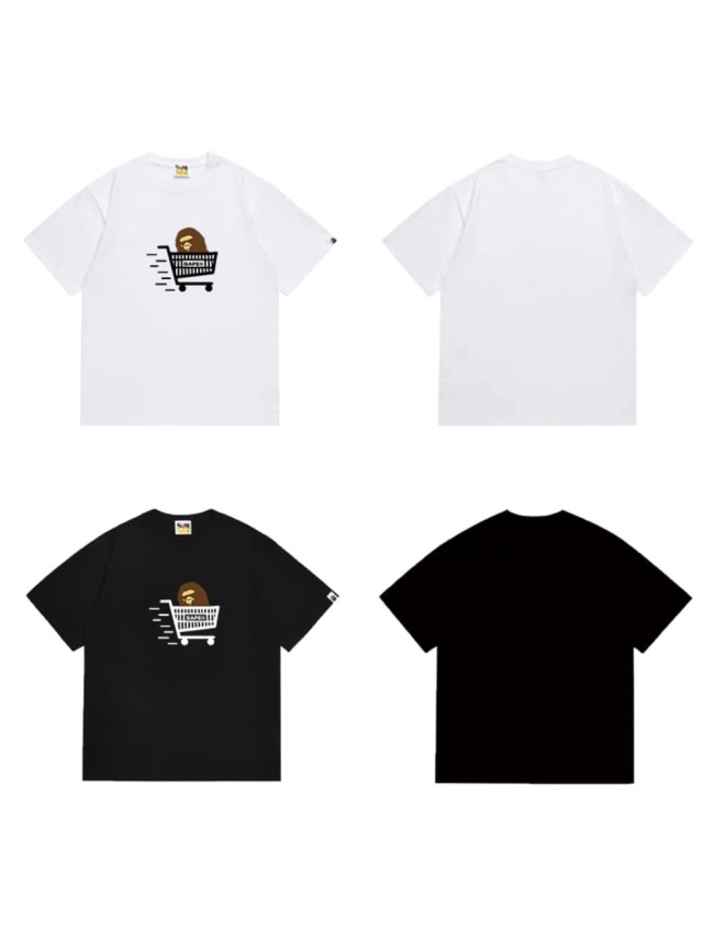 Shopping cart with head print T-shirt 2 colors 29060639