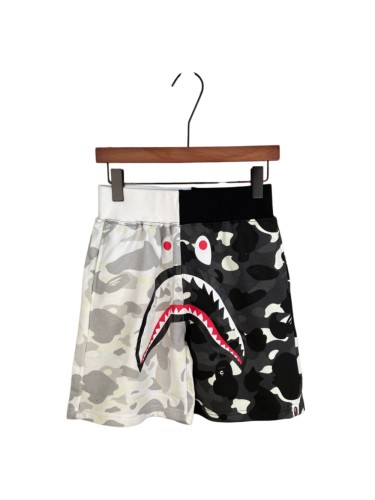 1:1 quality version Black&White Full Print Luminous Shark Heavyweight Shorts 29060707