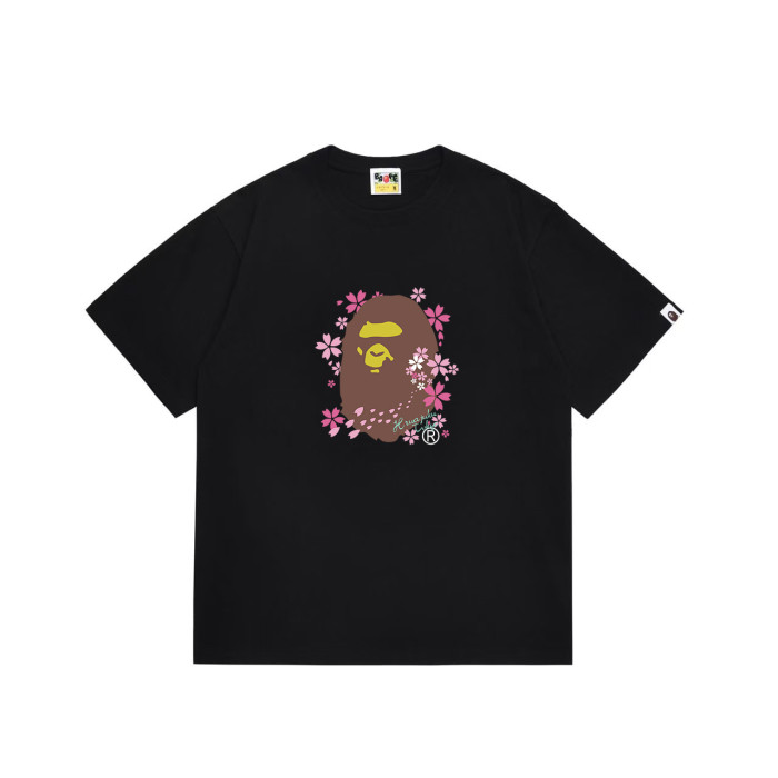 Ape Head Japanese Cherry Blossom Print T-shirt 2 colors 29060401