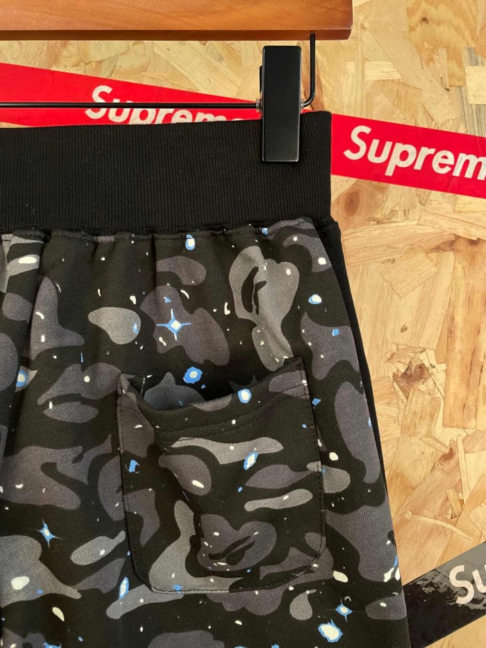 1:1 quality version Shark Starry Sky Side Spliced All-over 3D Printed Shorts 29060745