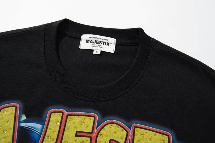 Space Astronaut Candy Rhinestone Print Washed Tee 29060782