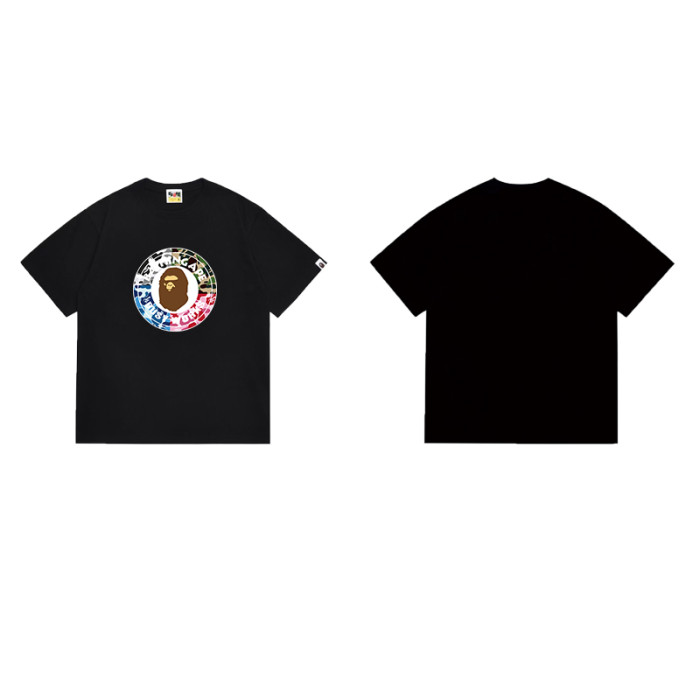 Ape Head Multi-Color Camo Circle Print T-shirt 2 colors 29060596