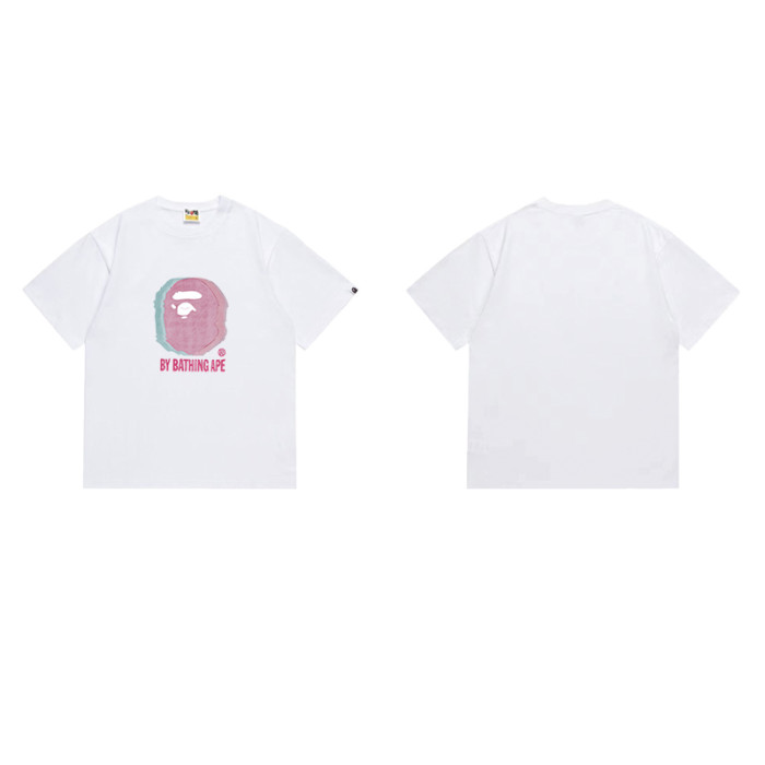 Classic Ape Head Retro Glitch Graphic T-shirt 2 colors 29060326