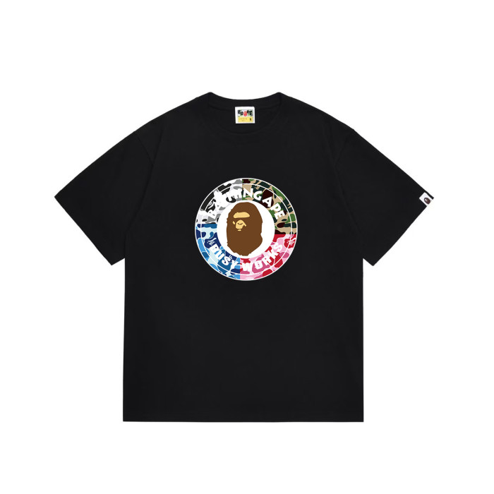 Ape Head Multi-Color Camo Circle Print T-shirt 2 colors 29060596