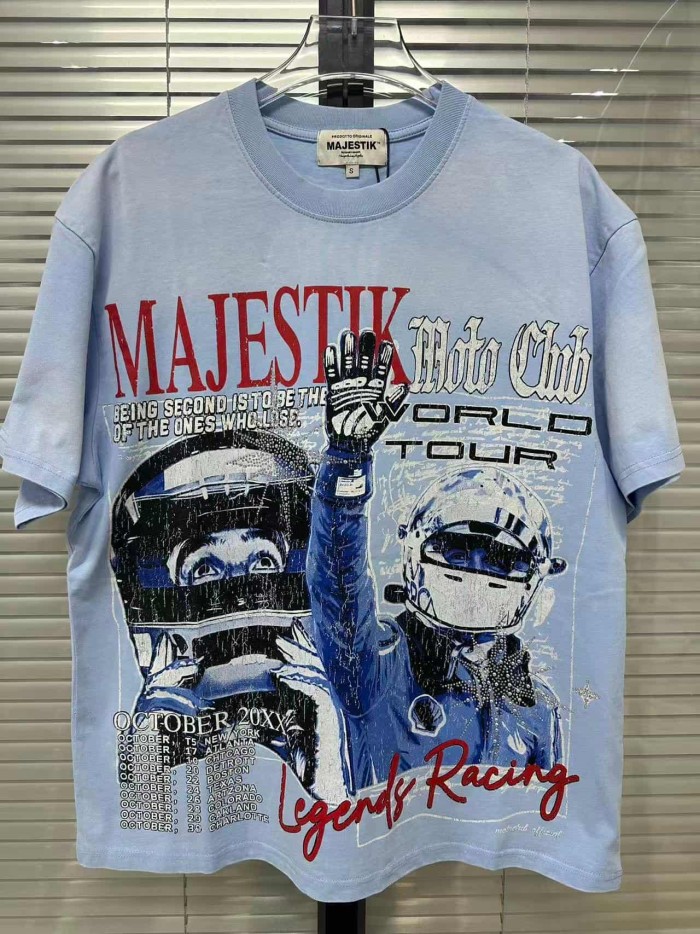 Legend Racing Tour Rhinestone Print Washed Tee 29060723