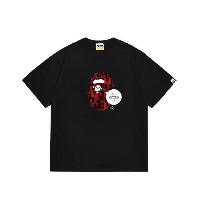 Dialogue Box Dark Pattern Ape Man Print T-shirt 2 colors 29060339