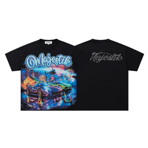 Neon City Supercar Rhinestone Print Washed Tee 29060780