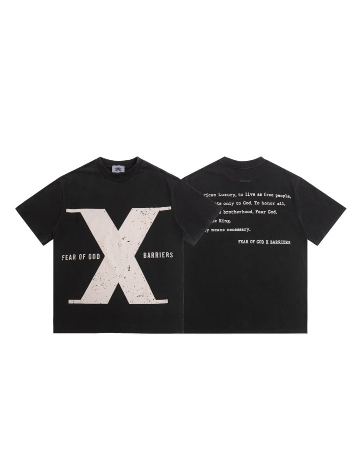 Dark and Moody Style Collaborative High-Street Unisex T-Shirt for Both Men and Women 29060494