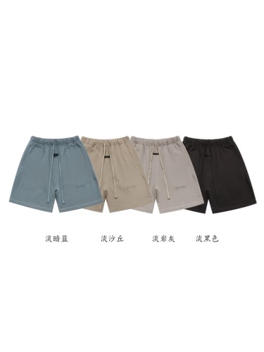 Morandi low-saturation color loose-fitting drop-crotch five-inch casual shorts 4 colors 29060738