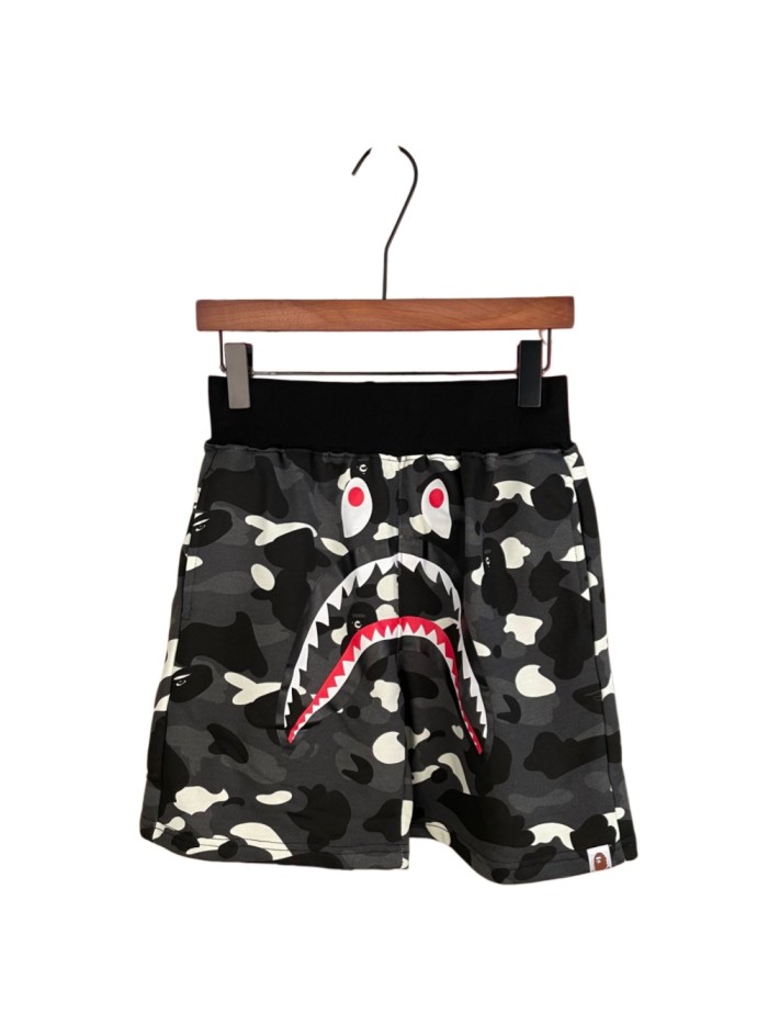 1:1 quality version Shark Luminous Camouflage 3D Print Casual Heavyweight Shorts 29060649