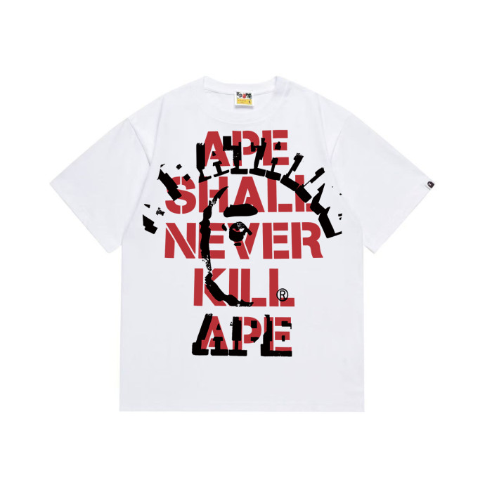 Ape Head  APE SHALL NEVER KILL APE  Graffiti Print T-shirt 2 colors 29060344