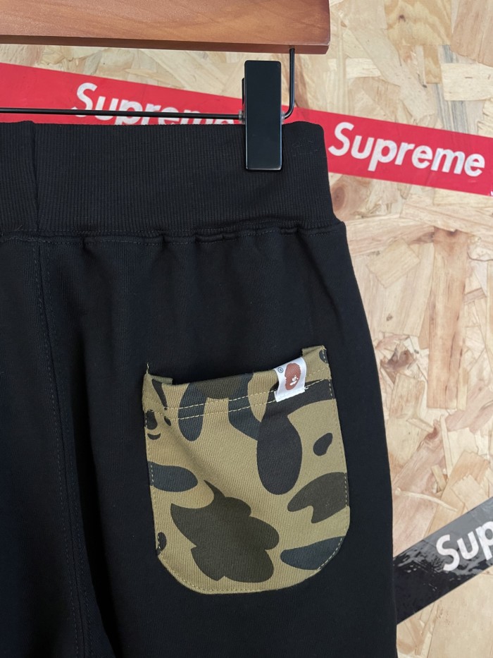1:1 quality version Shark Embroidery Small Logo Heavyweight Cotton Casual Shorts 29060744