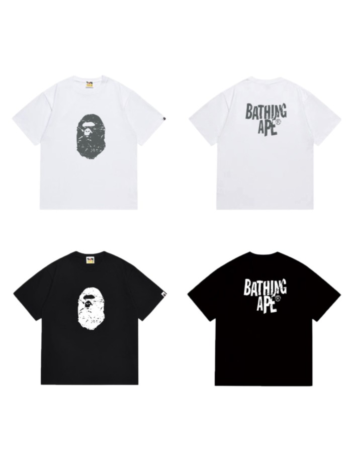 Ape Head Vintage Graffiti  BATHING APE  Print T-shirt 2 colors 29060376