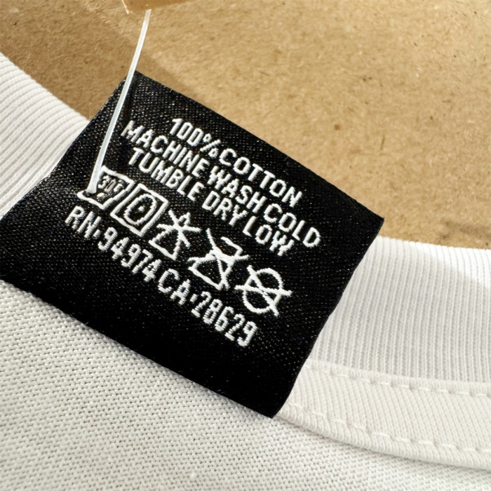 1:1 quality version Stussy collaboration vintage art floral portrait light luxury shirt 2 colors 29062641