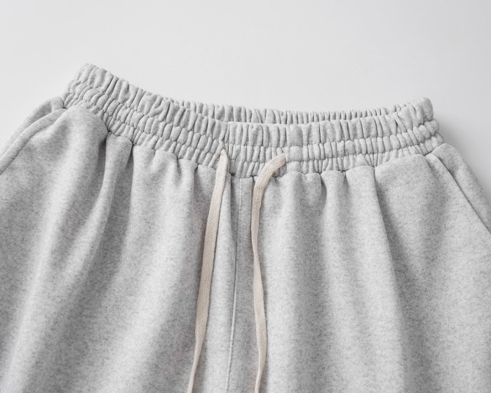 Gray Ape Head Embroidery Small Logo Drawstring Terry Shorts 29062667